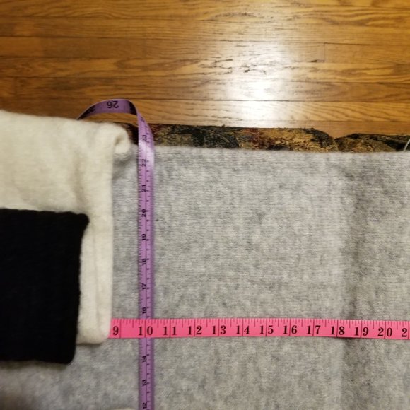 Colour block contrast, long sweater, oversize M, L, H&M, mohair, wool, nylon - Picture 8 of 11